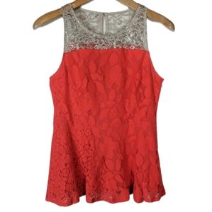 Anthropologie | Glitzen lace top 10 NWT
